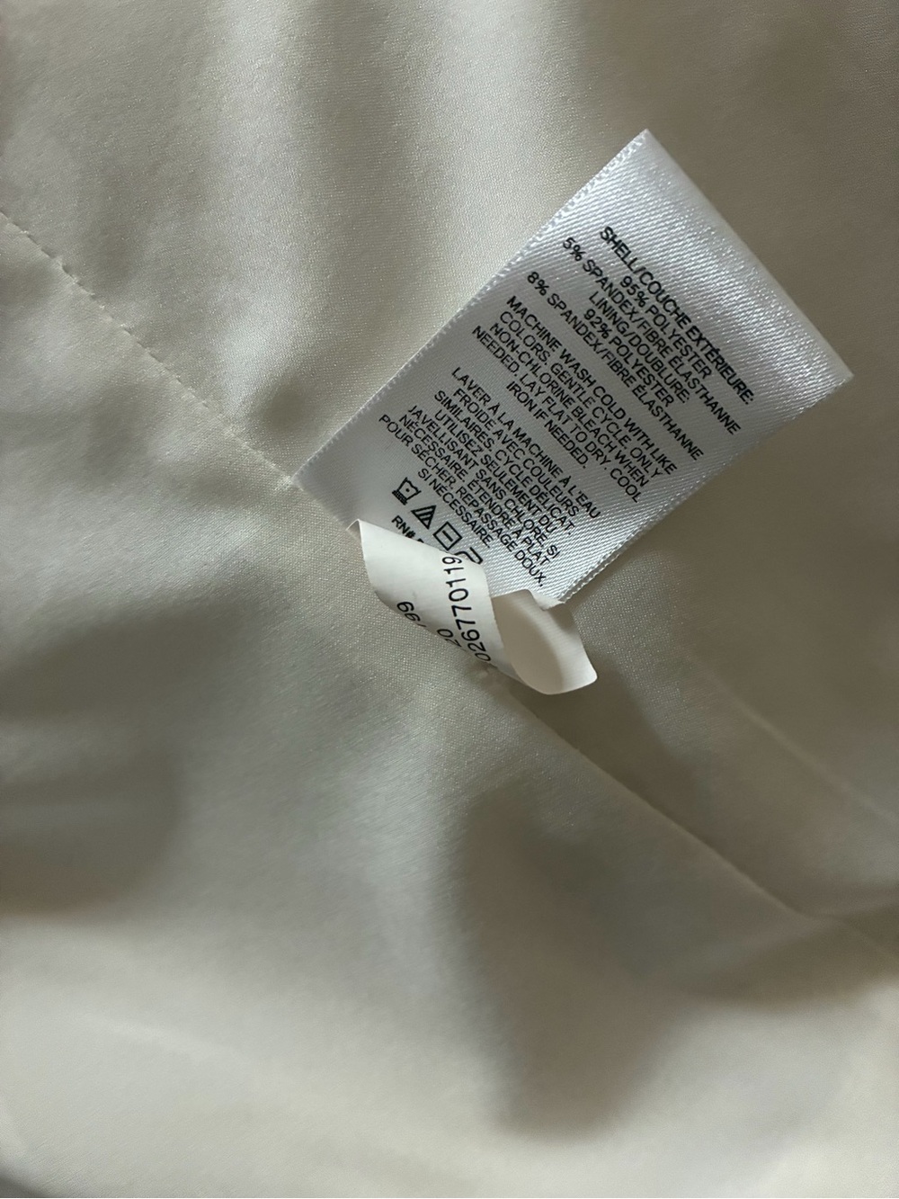 Express Cream Double-Breasted Blazer with Gold Buttons, Women size S - Picture 7 of 7